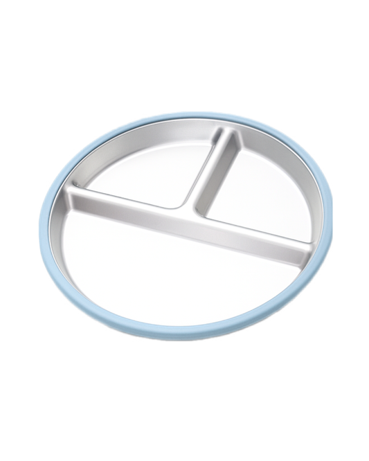 Trio Plate - Cloud Blue