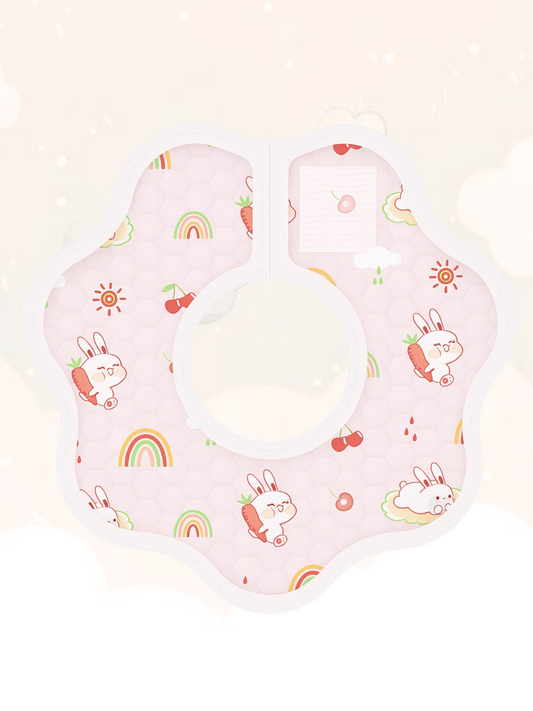 Disposable Bib - Pink Rabbit